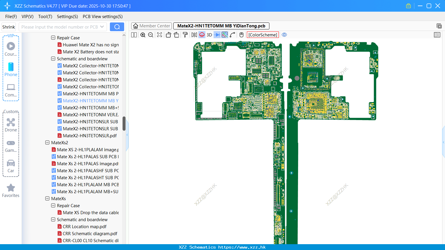 Huawei MateX2-HN1TETOMM MB bitmap